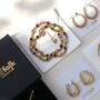 Parisa Colourful Gemstone Chain Necklace, thumbnail 8 of 11