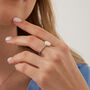 Natural Irregular Pearl Adjustable Sterling Silver Ring, thumbnail 2 of 8