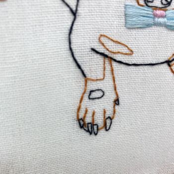 Sausage Dog Embroidery, 4 of 8