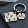 Engraved Anniversary Year Keyring With Photo Plate, thumbnail 5 of 6