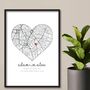 Personalised Where We First Met, Location Gift Print, thumbnail 8 of 9