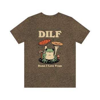 'Damn I Love Frogs' Funny Dilf Tshirt, 9 of 9
