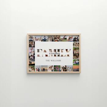 Personalised Family Photo Collage Print, 3 of 5