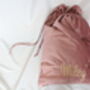 Velvet Personalised Christmas Sack, thumbnail 3 of 4