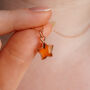 Carnelian Crystal Star Necklace, thumbnail 4 of 11