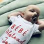 Bébé Announcement, Personalised Baby Grow, thumbnail 8 of 9
