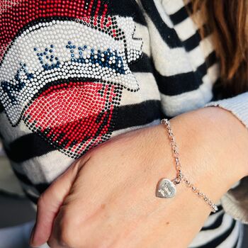 I Love You Sterling Silver Bracelet, 2 of 5