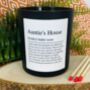 Personalised Aunties House Definition Candle, thumbnail 2 of 11