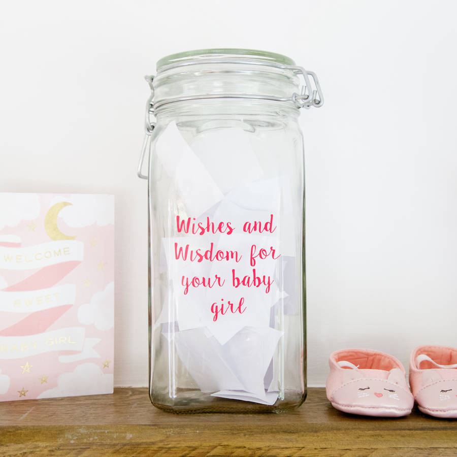 Personalised Baby Wish Jar By Jonny's Sister