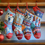Short Christmas Stocking Personalised, thumbnail 4 of 6