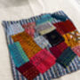 Upcycled Sari Patchwork Tote, Reusable Bag Handmade In India, thumbnail 7 of 7