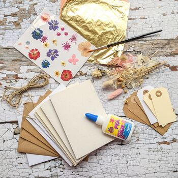 Pressed And Dried Flower Card K It Make Your Own Thank You Teacher Card, 6 of 9