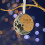 Baby's First Christmas Moon Tree Ornament, thumbnail 3 of 9
