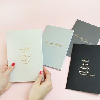 Funny Gold Foil Notebooks, 10 of 10