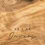 Personalised Mr And Mrs Olive Wood Wedding Gift, thumbnail 5 of 6