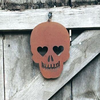 Corten Steel Skull, 6 of 6