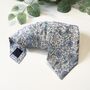Liberty Of London Tie In Blue Purple Green Floral Motif, thumbnail 1 of 7