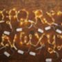 Fairy Light Initial In Leopard Print, thumbnail 4 of 9