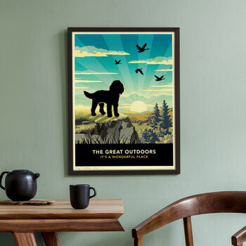 Scenic Dog Lovers Gift. Cockapoo Limited Edition Print, 3 of 8