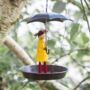 Hanging Bird Feeder Girl With Umbrella Novelty Durable, thumbnail 4 of 9