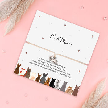 Cat Mum Bracelet | Mothers Day Cat Mum Bracelet, 3 of 6