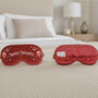 Sweet Dreams Plush Eye Mask And Sleep Mask Gift For Her, thumbnail 2 of 5