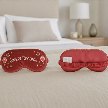 Sweet Dreams Plush Eye Mask And Sleep Mask Gift For Her, 2 of 5