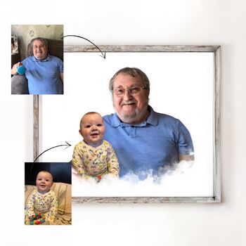 Sentimental Personalised Birthday Gift Photo Merge, 11 of 12
