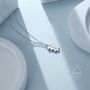 Sterling Silver Delicate Oak Leaf Pendant Necklace, thumbnail 4 of 11