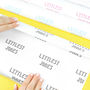 Personalised New Born, Littlest Surname Wrapping Paper, thumbnail 4 of 4
