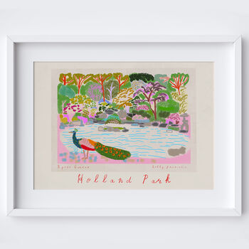 Kyoto Garden Holland Park Art Print London Kensington Poster, 2 of 5