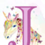 Personalised Unicorn Alphabet Poster, thumbnail 5 of 12