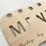 Wooden Five Days Of The Week Hanger Tags, thumbnail 5 of 6