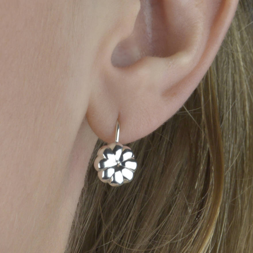 Stocking Filler Silver Everyday Flower Earrings By Tales From The Stocking Filler Silver Everyday Flower Earrings