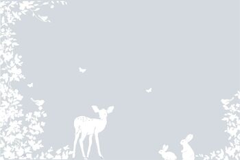 Floral Fawn Wallsticker, 2 of 3