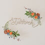 Birth Flower Wire Name Sign, thumbnail 4 of 12
