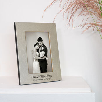 Personalised 25th Wedding Anniversary Photo Frame, 2 of 7