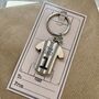 Father's Day Team Dad Football Themed Keyring, thumbnail 2 of 3