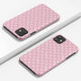 Personalised Pink Initials Pattern Phone Case, thumbnail 2 of 6
