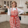 Checked Apron For Women | Baking And Crafting Gift, thumbnail 1 of 11