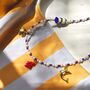 Handmade Coastal Charm Beaded Necklace, thumbnail 5 of 5