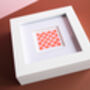 Love You Mum Checkerboard Mini Art Print, thumbnail 4 of 11