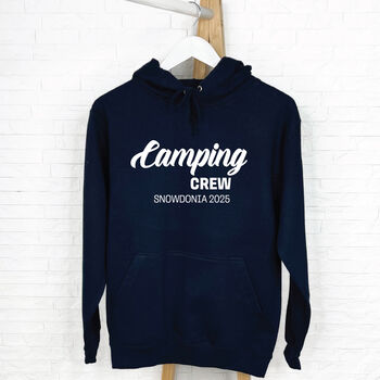 Personalised Camping Crew Unisex Hoodie, 2 of 7