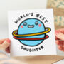 World's Best Daughter Card, thumbnail 1 of 2