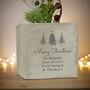 Personalised Christmas Tree Concrete Planter, thumbnail 2 of 5