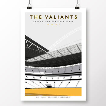 Port Vale The Valiants Wembley Poster, 3 of 8