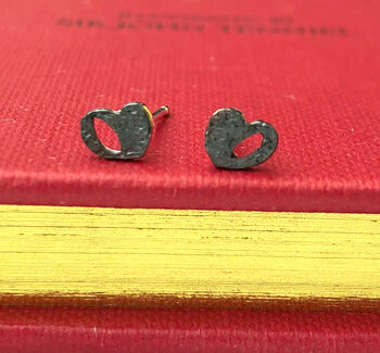 Black Heart Earrings, 7 of 12