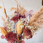Burgundy Bouquet With Grasses And Proteas, thumbnail 5 of 5