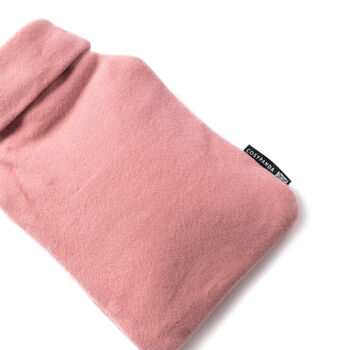 Pink Cotton Hot Water Bottle, 4 of 6