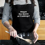 Personalised Black Apron, thumbnail 1 of 3